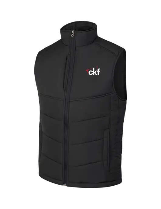 Black/Black Puffy Vest w/CKF Logo