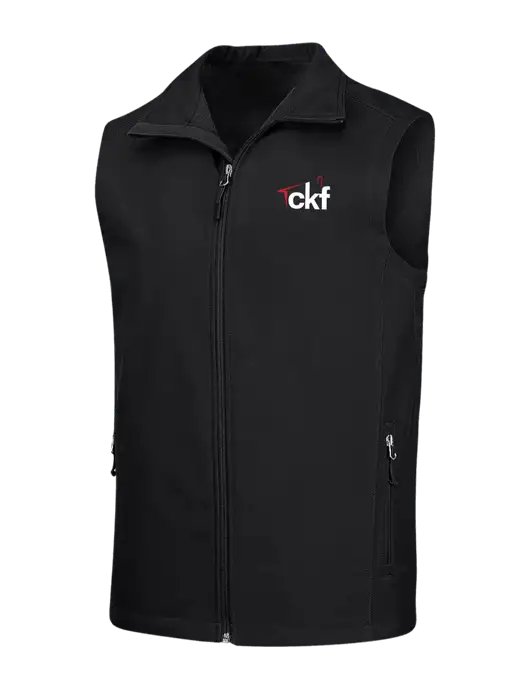 Black Core Soft Shell Vest w/CKF Logo