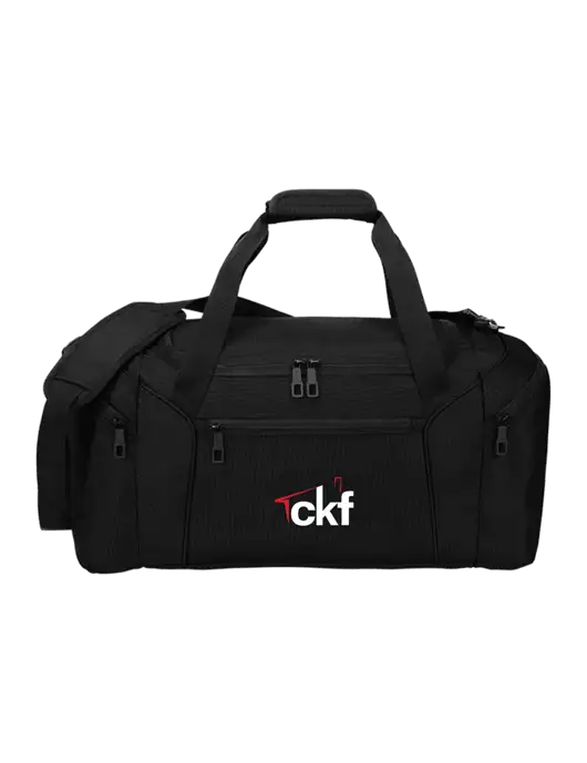Slim & Lite Black Duffel    w/CKF Logo