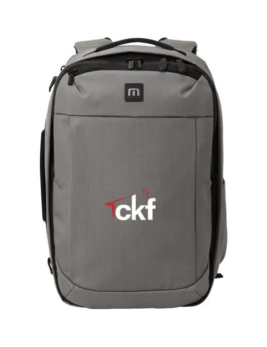 TravisMathew Medium Grey Convertible Backpack w/CKF Logo