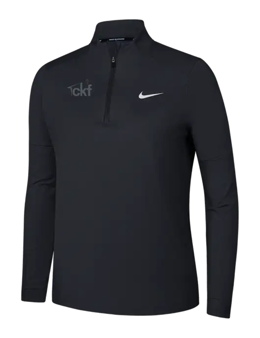 Nike Black Womens Dri-FIT Element 1/2-Zip Pullover w/CKF Logo