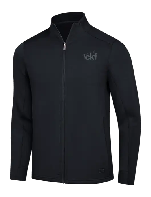 OGIO Black Transcend Full-Zip w/CKF Logo
