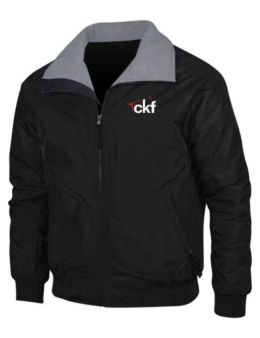 Black/Grey Classic Challenger Jacket w/CKF Logo