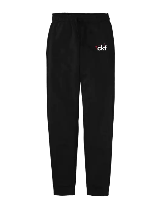 Core Fleece Black Jogger w/CKF Logo
