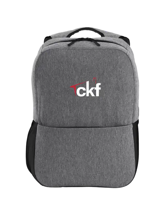 Access Square Laptop Graphite Heather/Black Backpack w/CKF Logo