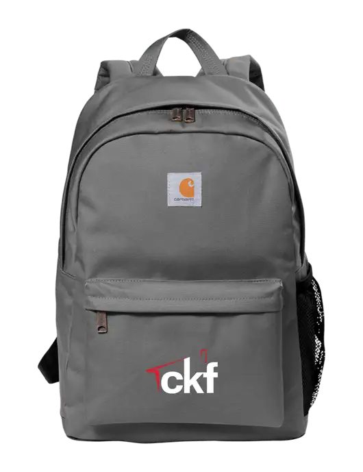 Carhartt Grey Canvas Backpack w/CKF Logo