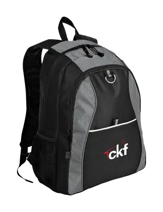 Honeycomb Grey/Black Backpack w/CKF Logo