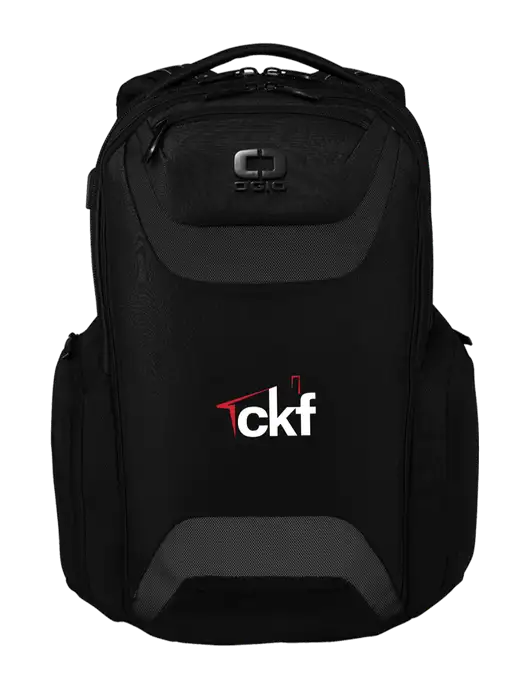 OGIO Black Charcoal Connected Pack w/CKF Logo