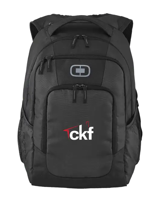 OGIO Diesel Grey Logan Laptop Backpack
 w/CKF Logo