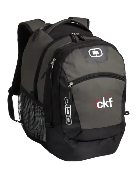 OGIO Grey Rogue Pack
 w/CKF Logo