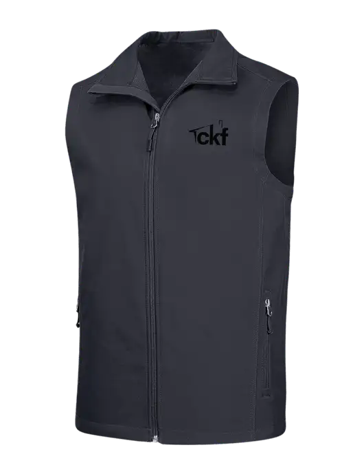 Dark Grey Core Soft Shell Vest w/CKF Logo
