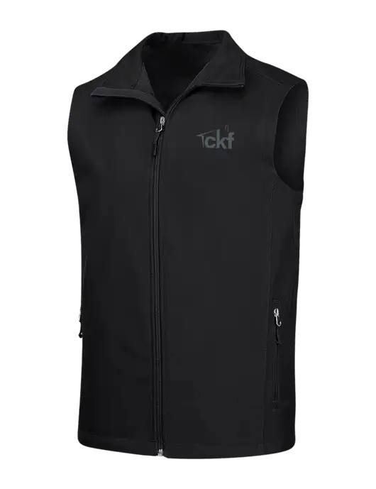 Black Core Soft Shell Vest w/CKF Logo