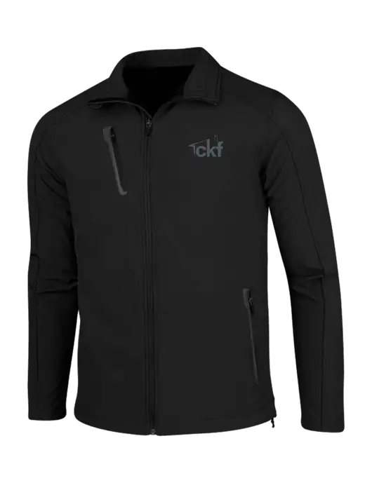 Black Welded Softshell Jacket w/CKF Logo
