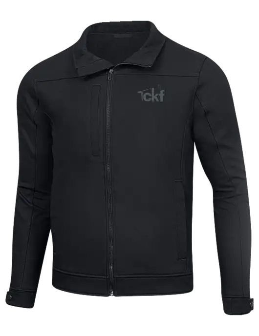 Cornerstone Charcoal Duck Bonded Soft Shell Jacket w/CKF Logo
