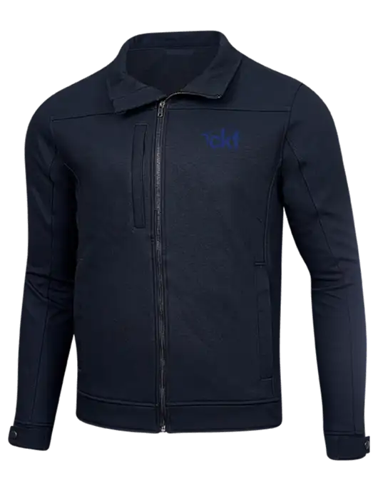 Cornerstone Navy Duck Bonded Soft Shell Jacket w/CKF Logo