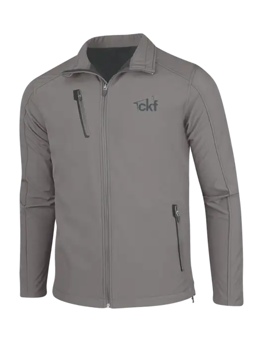 Medium Grey Welded Softshell Jacket w/CKF Logo