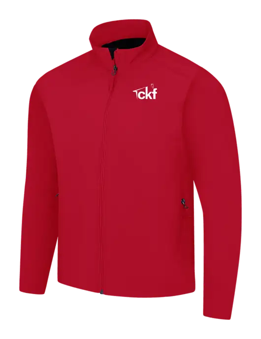 Red Core Soft Shell Jacket w/CKF Logo