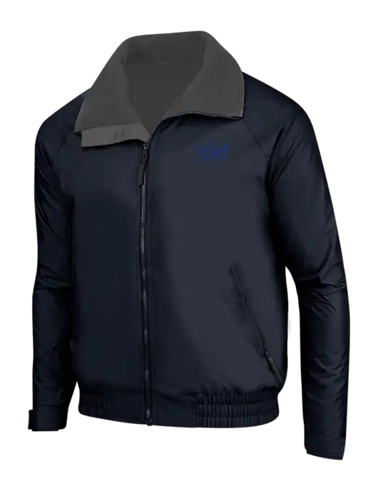 True Navy/Grey Heather Classic Competitor Jacket w/CKF Logo