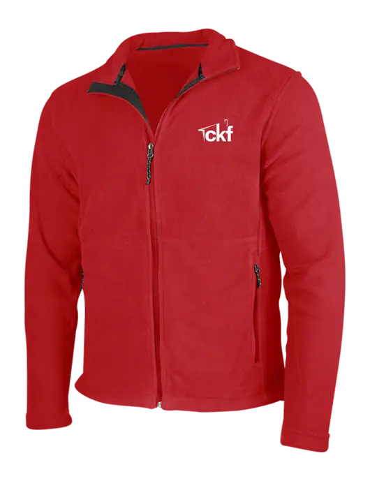 Red Fleece Jacket w/CKF Logo
