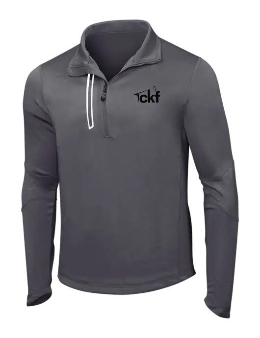 OGIO Gear Grey Endurance Fulcrum 1/4 Zip w/CKF Logo