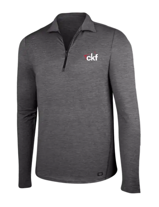 OGIO Gear Grey Heather Endurance Force 1/4 Zip w/CKF Logo