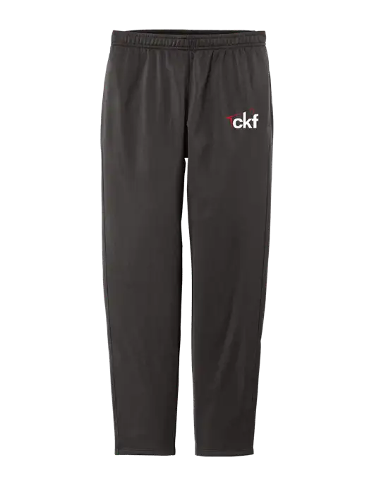 Womens Tricot Very Dark Grey Track Jogger w/CKF Logo