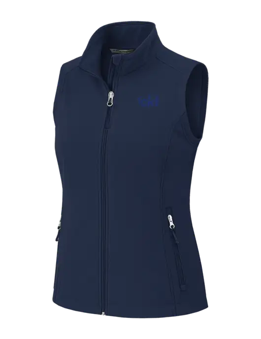 Navy Womens Core Soft Shell Vest w/CKF Logo