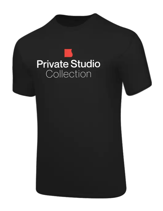 Core Blend Black T-Shirt w/Private Studio Logo