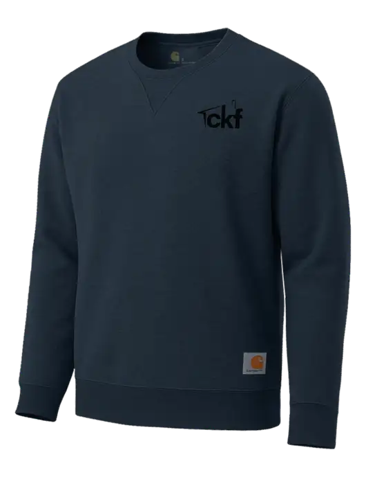 Carhartt Navy Midweight Crewneck Sweatshirt w/CKF Logo