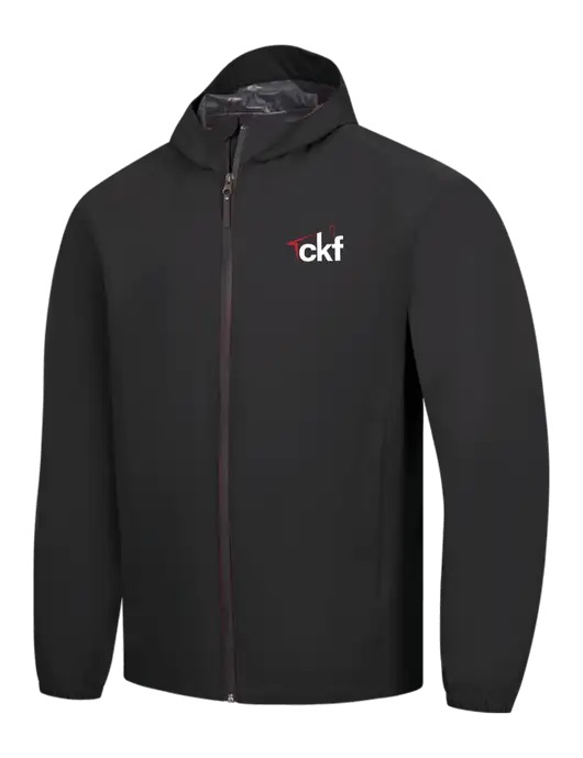 Black Essential Rain Jacket w/CKF Logo