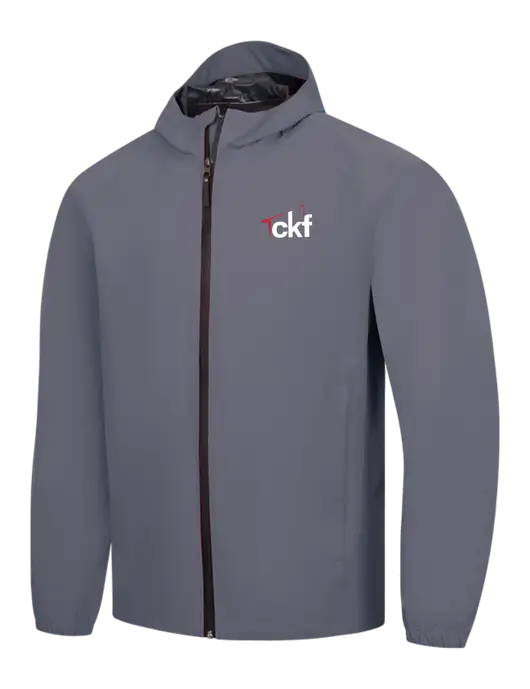 Dark Grey Essential Rain Jacket w/CKF Logo