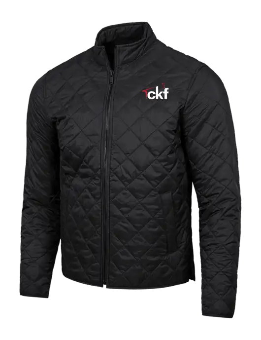 Mercer+Mettle Black Quilted Full-Zip Jacket w/CKF Logo