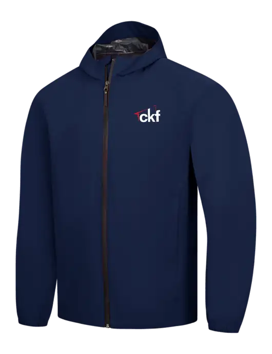 Navy Essential Rain Jacket w/CKF Logo