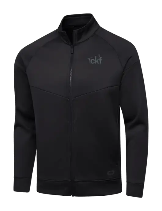 OGIO Black Endurance Modern Performance Full-Zip w/CKF Logo